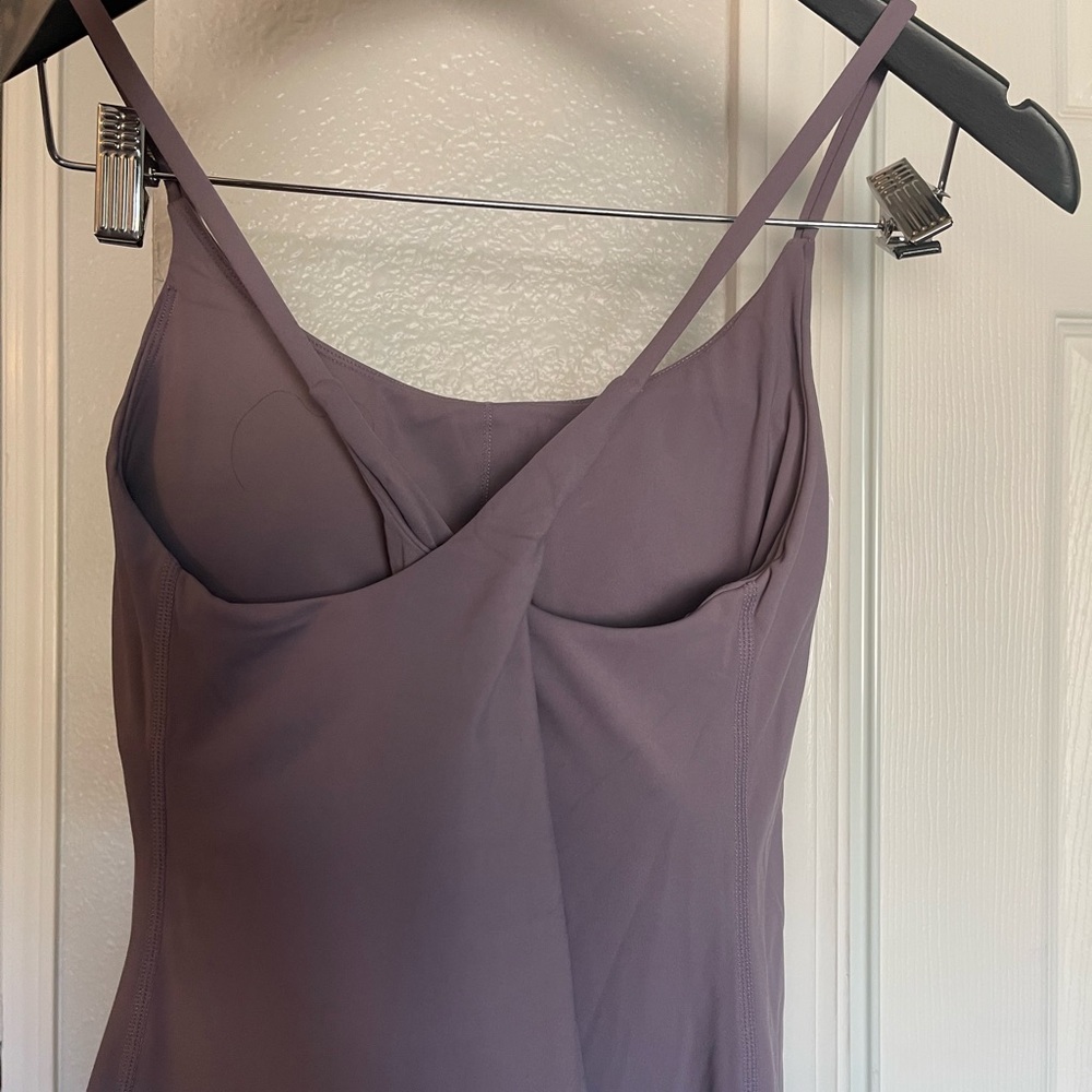 Women’s dress with built in shorts has pockets